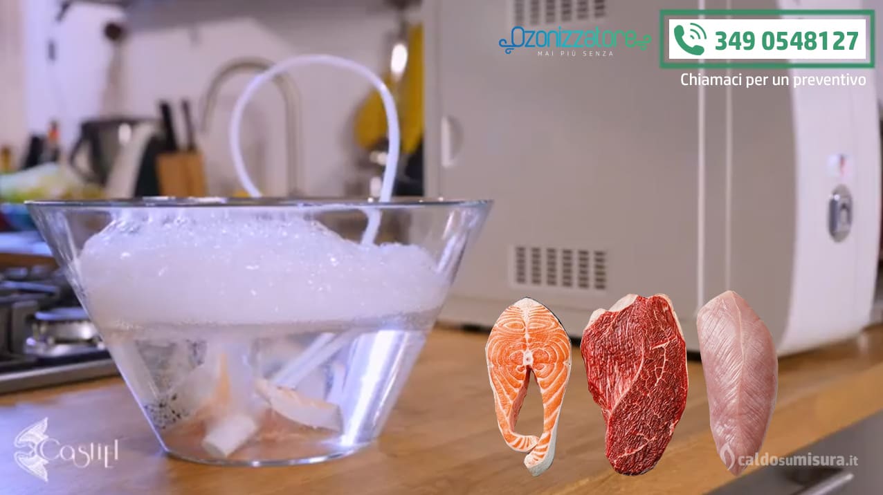 ozonizzatori domestici cibi carne e pesce